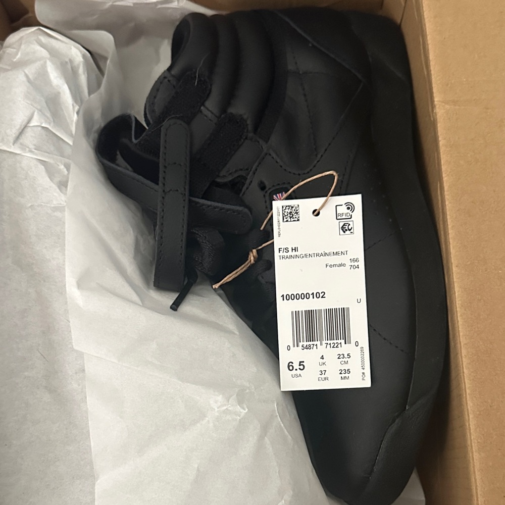 Reebok Women's Black High-Top Sneakers